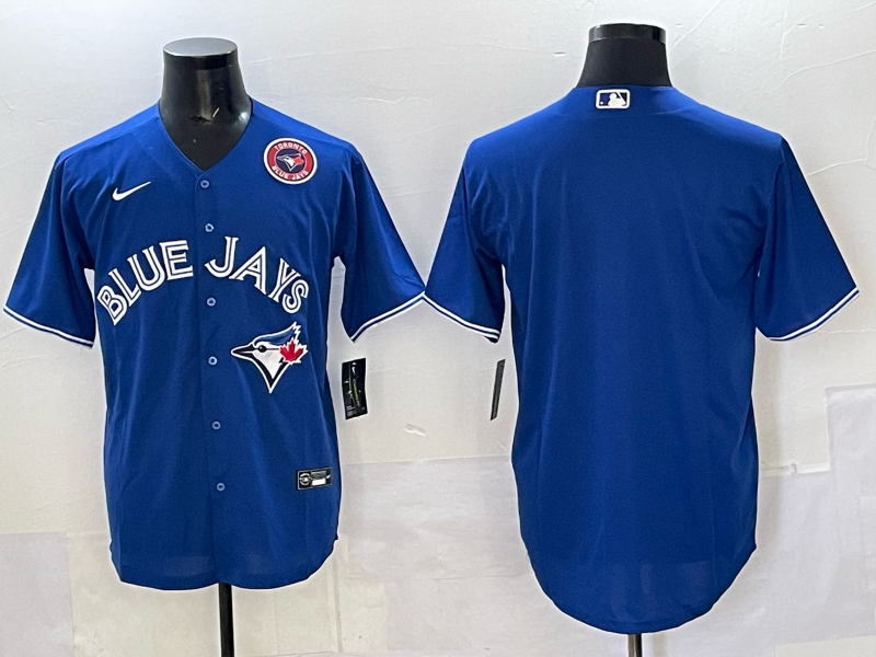Men Toronto Blue Jays blank Blue Game 2025 Nike MLB Jersey style 003